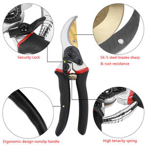 सनशाइन मल्टीफंक्शन प्रूनिंग शीयर स्टेनलेस स्टील ब्रांच कटिंग कैंची गार्डन टूल 8'' गार्डन प्रूनर्स शीयर प्रूनिंग कट - Product Image 2