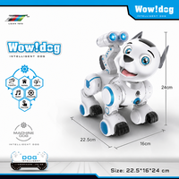 Intelligenter Plastik-Elektro-Roboterhund mit Follow-Me-Funktion Fernbedienung 60m Reichweite für Innenbereich Geeignet für Kinder