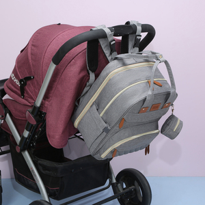 <span class=keywords><strong>Sac</strong></span> à dos de voyage multifonctionnel imperméable avec moustiquaire, <span class=keywords><strong>sac</strong></span> à couches/<span class=keywords><strong>sac</strong></span> de rangement <span class=keywords><strong>fonctionnel</strong></span> pour couches et lits de bébé - Product Image 4