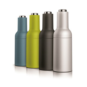 Automatische Batterij Aangedreven Elektrische Pepermolen Zout En Peper <span class=keywords><strong>Shakers</strong></span> Grinder Fles Zwaartekracht Grinder Met Verstelbare Grofheid