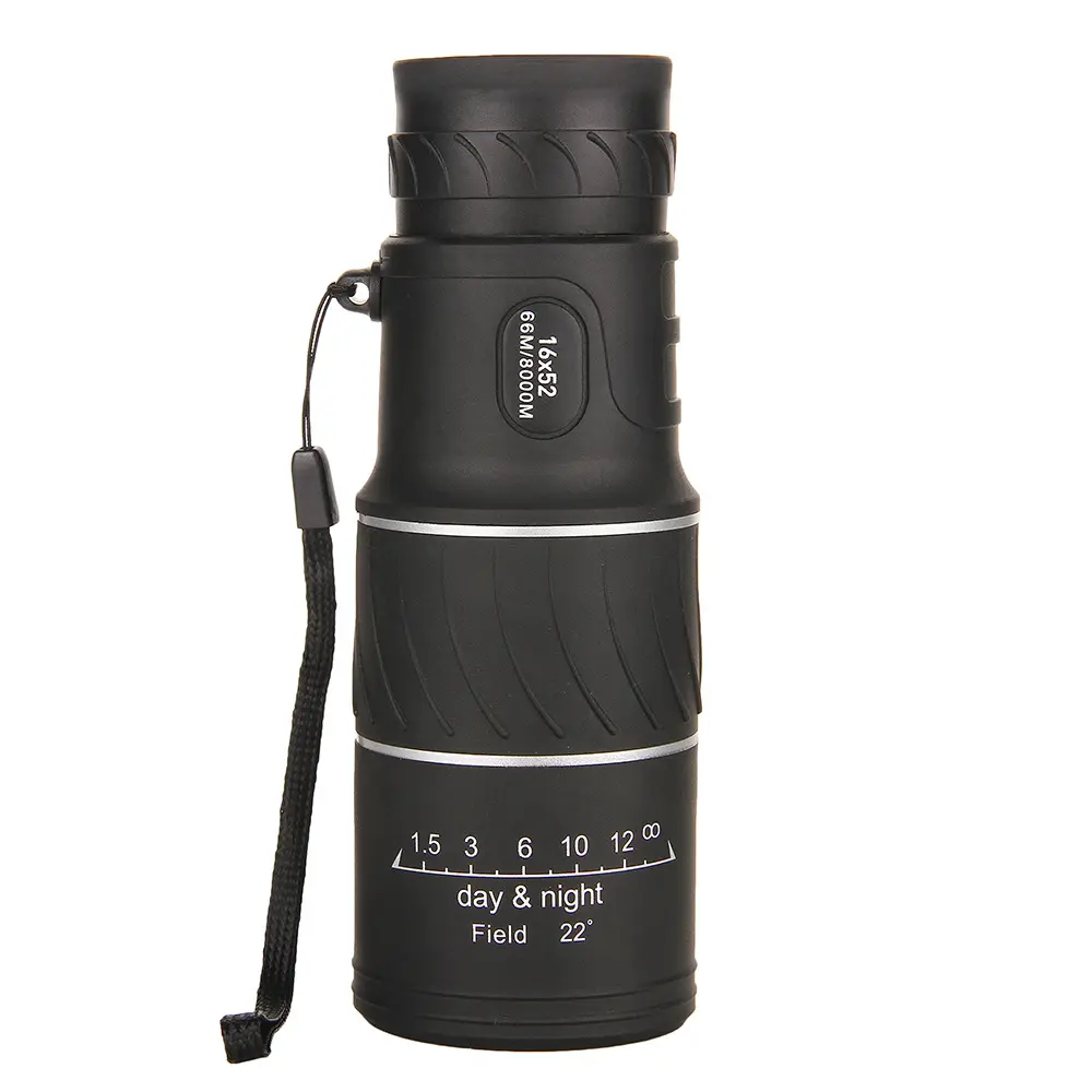 Portable 66M/8000M Outdoor Sports Telescope High Definition 16X52 Monocular Telescope