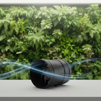 Ventilateur axial encastré électrique en plastique EC de 8 pouces avec roulement à billes, contrôleur intelligent multifonctionnel par application, faible bruit, économie d'énergie, pour la culture