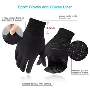 Inverno Ao Ar Livre Quente Velo Espessado Touch Screen Windproof Ciclismo Luvas com Apertos De Mão Silicone Respirável Unisex - Product Image 3