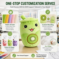 Jouets en peluche brodés Fashinal, peluches personnalisées, rembourrage en coton PP, jouets doux pour cadeaux et décoration d'enfants