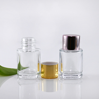 Logo personnalisé en gros 15 ml vide clair verre stylo bouteille d'encre stylo plume bouteille d'encre avec bouchon
