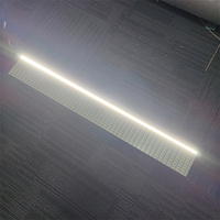 Barre lumineuse LED Double rangée 24V 5730 144led, barre lumineuse d'armoire personnalisée, rainure en aluminium