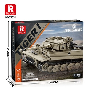 Vente en gros de Reobrix 77031 Tiger I Building Kit avec code bonus exclusif <span class=keywords><strong>World</strong></span> <span class=keywords><strong>of</strong></span> Tanks - Collection militaire haut de gamme pour les joueurs - Product Image 5