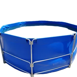WLZ矩形鱼塘塑料池塘水箱防水布鱼缸可折叠鱼缸