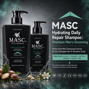 Natural Hair Clean Moisturizing Wash <strong>Shampoo</strong> Sulfate Free Daily Repair <strong>Premium</strong> Men 's Grooming for Dry Damaged Custom Logo - Product Image 1