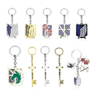 Portachiavi Souvenir <span class=keywords><strong>della</strong></span> Serie Anime 'Wings of Freedom' del Corpo di Ricerca con Eren, Mikasa e Levi - Product Image 2