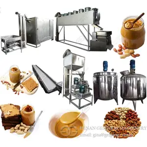 Small Scale Paste Industrial Equipment Almond Cocoa Shea Peanut Butter Processing Machine