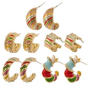 Boucles d'oreilles pendantes classiques en acier inoxydable émaillé <span class=keywords><strong>Lindt</strong></span> Excellence avec placage argent/or en forme de cœur pour l'anniversaire des enfants - Product Image 1