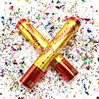 Konfetti-Kanone Party-Popper Handgehalten Wiederverwendbar Umweltfreundlich Innen/Außen für Hochzeit Geburtstag Feier Bar Event-Zubehör