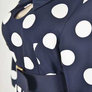 Plus Size Sweet Elegant Casual Flowy V-Neck 3/4 Sleeve Oversized High Quality Solid Summer <strong>Dress</strong> for Women - Product Image 3