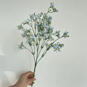 Nueva Gypsophila <span class=keywords><strong>Paniculata</strong></span> Artificial de Tacto Real para Arreglos Florales, Decoración de Bodas y Hogar - Product Image 6