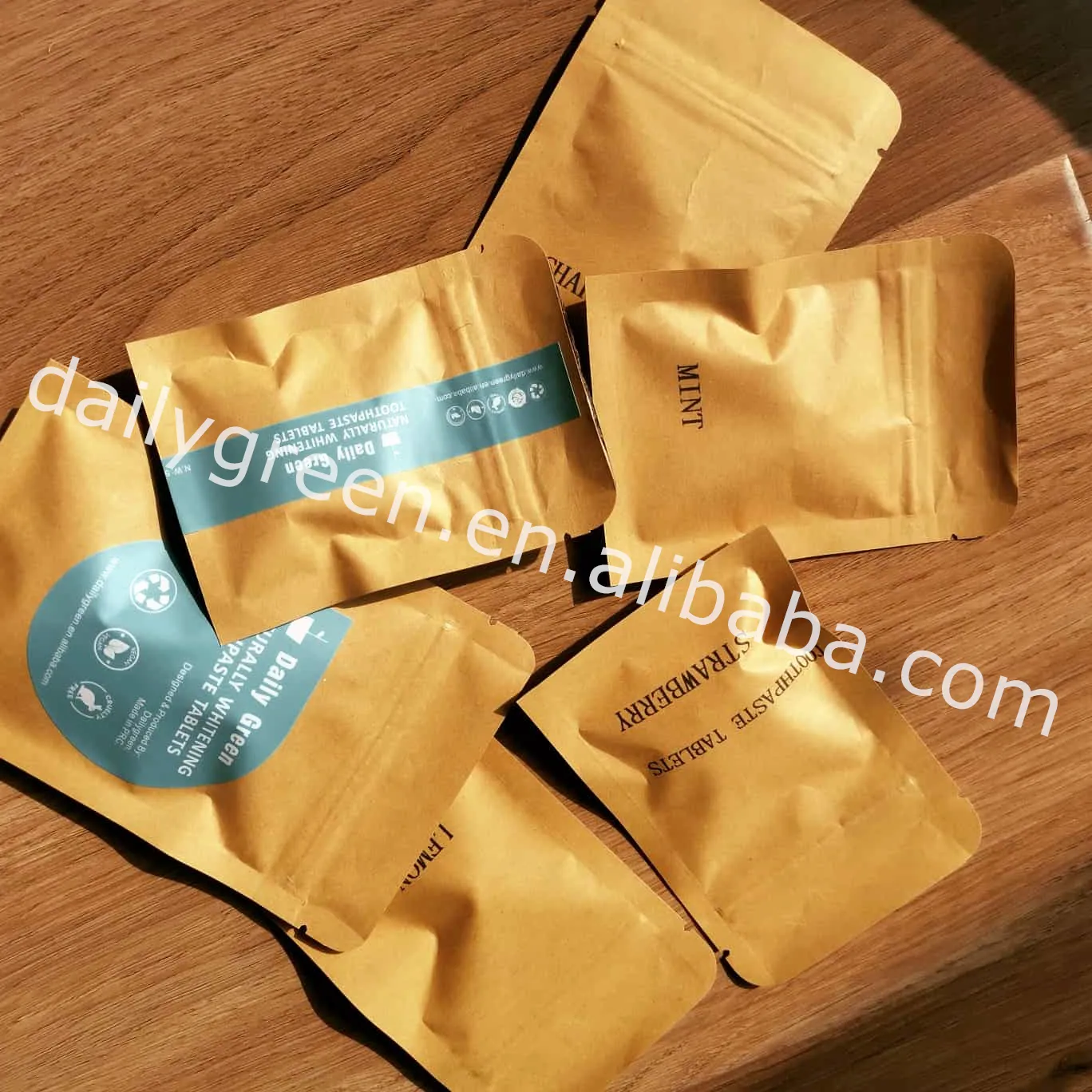 OEM Sustainable Sealing Bag Pack Toothpaste Tablets Manufacturer