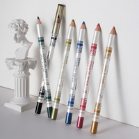 Menow P12005 OEM/ODM Marque Privée Maquillage Crayon Eyeliner Étanche en Bois Ver à Soie Cosmétiques pour les Yeux Usine Vente en Gros