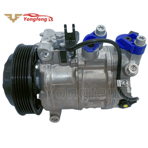 Compresor de Aire Acondicionado para Automóvil de 6PK y 125 mm para Porsche <span class=keywords><strong>Macan</strong></span> 3.0 <span class=keywords><strong>S</strong></span> Diésel 2014-2017 OEM 8T0260805H 8T0260805R 6SES14C Nuevo - Product Image 1