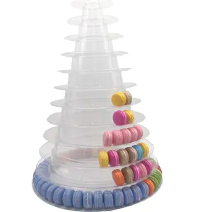13层透明塑料纸杯蛋糕架杯茶蛋糕马卡龙甜点非常适合婚礼婴儿淋浴生日派对