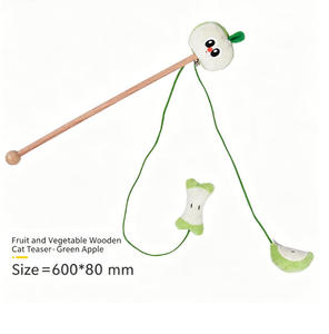 Varita de Madera Personalizada para Gatos, Juguete Interactivo de Peluche con Ratón y Nube para Gatitos, Juego en Interiores y Alivio del Aburrimiento - Product Image 3