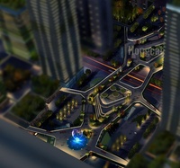 Éclairage LED de façade de bâtiment, OEM personnalisé, projecteur architectural mural, éclairage de pelouse, solution d'éclairage de façade