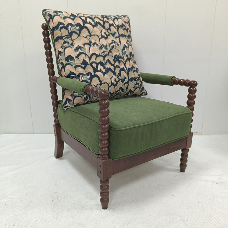 Green feather velvet-medieval color frame