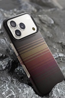 Coque de téléphone Gobelike en fibre de carbone Kevlar véritable pour iPhone 17 18 Pro Max, coque arrière en matériau Aramid avec aimant N52