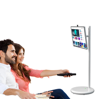 Televisor Inteligente Android Portátil de 27 Pulgadas con Full HD 1080p, Retroiluminación LED Directa, Altavoz Integrado, Soporte para Color Champán