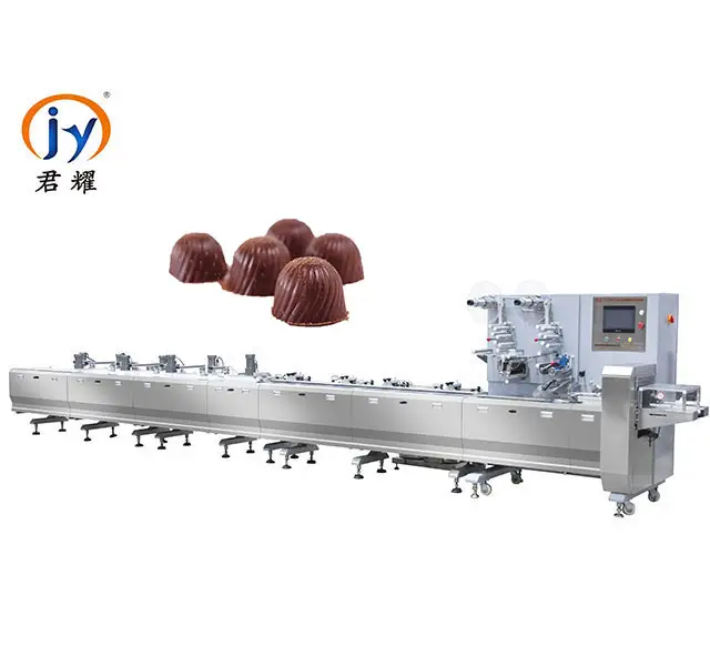 Mesin kemasan coklat kualitas tinggi mesin kemasan makanan kecil mesin pembungkus batang coklat