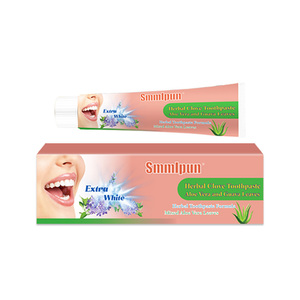 <span class=keywords><strong>Dentifrice</strong></span> Herbal au <span class=keywords><strong>Clou</strong></span> <span class=keywords><strong>de</strong></span> <span class=keywords><strong>Girofle</strong></span> Smmlpun 120g – Blanchiment Extra-Blanc, Dents Sensibles, Anti-Bactérien, Soin Naturel, Haleine Fraîche - Product Image 2