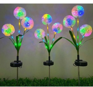 Solar Dandelion Garden <b>Lights</b> <b>LED</b> Colorful Outdoor Decorative Flower Lamp Water-Resistant IP65 Plastic Stake <b>Light</b> - Product Image 2
