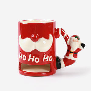 Nouveau Design décoration de noël père noël tasse en céramique tasse à lait pour la décoration de la maison de noël - Product Image 1