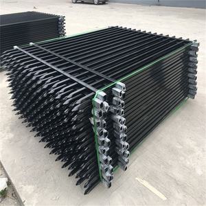 Gepoedercoat Sier Speer Top Decoratie Smeedijzeren Hek - Product Image 1