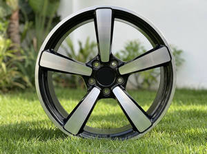 交错锻造铝合金五辐轮毂，全新适用于992/991/997 Cayenne Macan Panamera 20x9 21x11/12 5x130/112/120 - Product Image 3