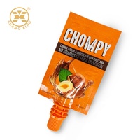 Petit sachet en plastique avec bec verseur, sachet en aluminium laminé avec bec verseur, sachet de ketchup de tomate, sachet de sauce chili, emballage avec bec verseur