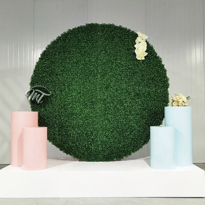 Boîte de nom ronde blanche élégante pour adultes, décorations de fête de 18e anniversaire, arrière-plan de scène - Product Image 3