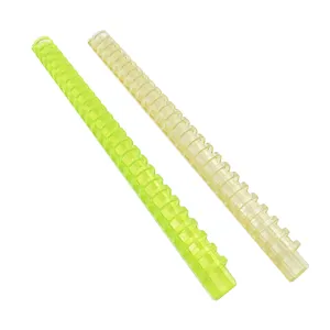 Clipes lixadeiras de plástico para puxar estilos, módulos personalizados de plástico com 26 anéis