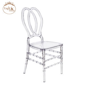 بيع بالجملة تصميم مأدبة الزفاف الحديثة شفافة الراتنج مريحة واضحة كراسي كياري للحدث - Product Image 3