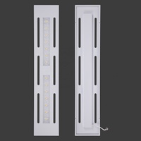 Panneau LED de ventilation commercial moderne lumière 90 degrés 140lm/W 20X120 30X120 30X150 2X2 LED encastrée Grille d'éclairage pour le bureau de l'hôpital