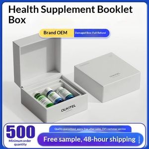 Custom Printed Gift <b>Boxes</b> for Health Supplements & Souvenirs Elegant <b>Book</b> Style Hand Carry Packaging - Product Image 3