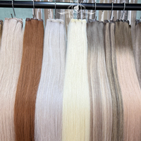 Trame de génie de haute qualité 100% fournisseur d'extensions de cheveux humains Pelo Trenzado coupe russe cuticule alignée trame de génie sans couture