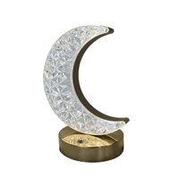 Lampe de table décorative Bestseller Star Moon Night Light avec batterie intégrée, changement de couleur, contrôle tactile