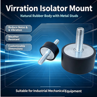 Amortisseur d'isolation anti-vibrations en caoutchouc LIVA-EP LRB pour grues et camions-bennes - Fabriqué à Shanghai, garantie 1 an