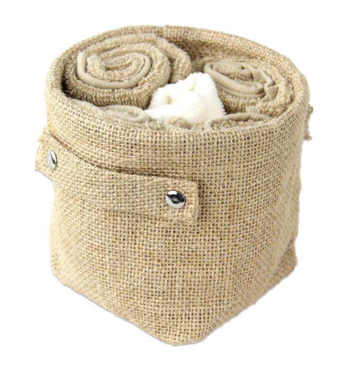 Лидер продаж, джутовая мини-корзина для хранения мелочей