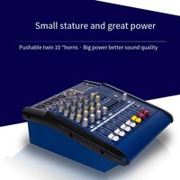 Xtuga PMX Series 4 6 8 Amplificateur de mixage professionnel 12 canaux pour système de sonorisation