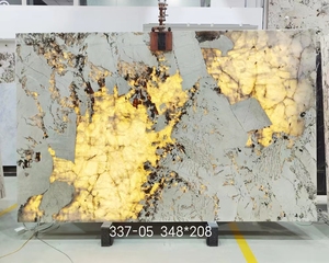 Panneau rétro-éclairé en granit de Patagonie Panneau rétro-éclairé en usine de Chine pour dalles de granit de Patagonie translucide - Product Image 1