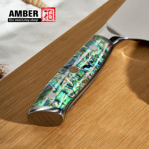 Cuchillo de Cocina Profesional de Acero Damasco Vg10 de 10 Pulgadas para Rebanar Jamón y Carne, Cuchillo de Chef - Product Image 3