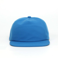 5-delige op maat gemaakte logo-borduurpatch sport pet met ongestructureerde snapback sluiting en effen petten