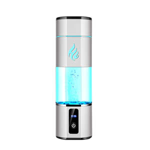 Generador de Agua Hidrogenada Eléctrico Frío, 2001-5000ppb, Alta Concentración, Electrolisis Rápida SPE PEM, 300ml, Acero Inoxidable, con Soporte - Product Image 1