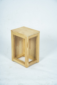 <span class=keywords><strong>Chevalet</strong></span> de peinture multi-face en bois massif, durable, hauteur réglable, support de posture assise pour œuvres d'art créatives multi-angles, naturel - Product Image 3